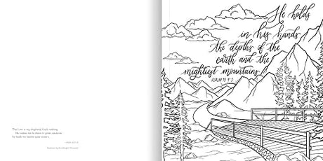 For the Beauty of the Earth: A Coloring Book to Celebrate the Wonder of Creation: A Nature Coloring Book - Retail Maharaj