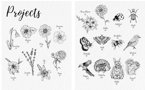 The Kew Book of Drawing Flora & Fauna: 20 Stunning Step-by-Step Tutorials - Retail Maharaj