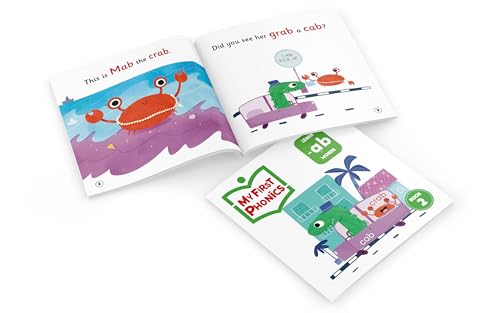 My First Phonics: Box Set of 10 books for Kids – Learn-to-Read Library| Sight Words, Rhyming Stories & CVC Word Practice | Early Reading Books for Toddlers, Preschool & Kindergarten (Age 2+) - Retail Maharaj