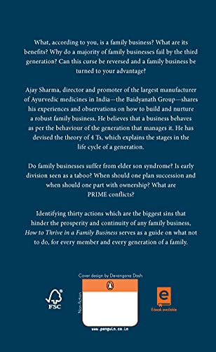 How To Thrive In A Family Business: Busi: Business Lessons from my Baidyanath Journey - Retail Maharaj