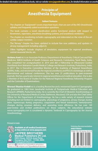 PRINCIPLES OF ANESTHESIA EQUIPMENT - Retail Maharaj