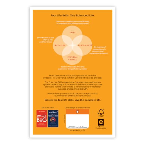 The Four Life Skills: A Practical Path to Balancing Material Success and Spiritual Growth | Self-Help Guide to Sales, Mindfulness, Personal Finance, and Nutrition - Retail Maharaj