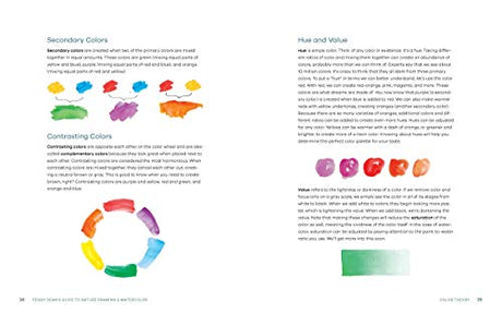 Peggy Dean's Guide to Nature Drawing and Watercolor: Learn to Sketch, Ink, and Paint Flowers, Plants, Trees, and Animals - Retail Maharaj