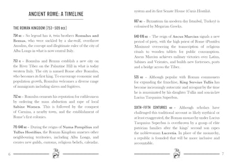The Little Book of Ancient Rome: A Pocket Guide to an Epic Civilization, Including Key Events, People, Trivia and More - Retail Maharaj