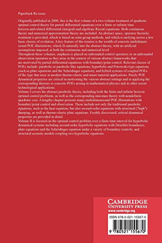 Control Theory for Partial Differential Equations: Volume 1, Abstract Parabolic Systems: Continuous and Approximation Theories: 74 (Encyclopedia of Mathematics and its Applications, Series Number 74) - Retail Maharaj
