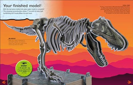 Make Your Own T. Rex: Easy to Build - No Glue, No Mess! - Retail Maharaj