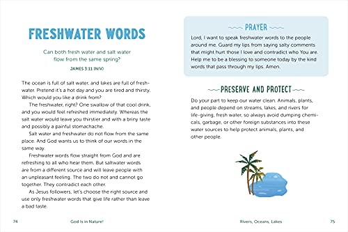 God Is in Nature!: A Kids Devotional About His Awesome Creations - Retail Maharaj