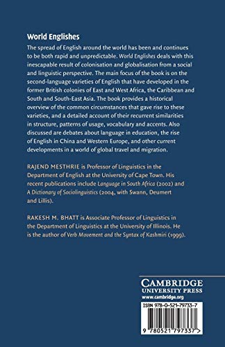 World Englishes: The Study of New Linguistic Varieties (Key Topics in Sociolinguistics) - Retail Maharaj