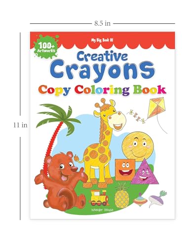 My Big Book of Creative Crayons : A Creative Crayon Copy Colouring Book - Retail Maharaj