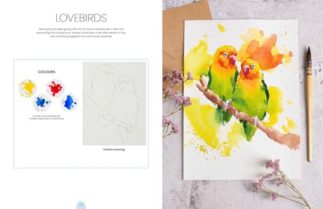 Simply Paint Birds: A Complete Watercolour Course for Beginners - Retail Maharaj