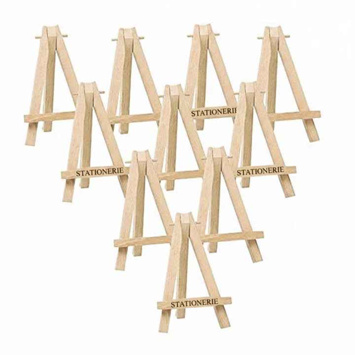 Retail Maharaj Mini Wooden Display Easel – Set of 10 - Retail Maharaj