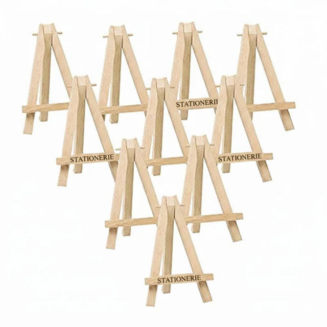 Retail Maharaj Mini Wooden Display Easel – Set of 10 - Retail Maharaj