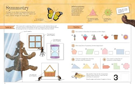Mammoth Maths Workbook: Practise Your Maths Skills with a Little Help from Some Mammoths (DK David Macauley How Things Work) - Retail Maharaj