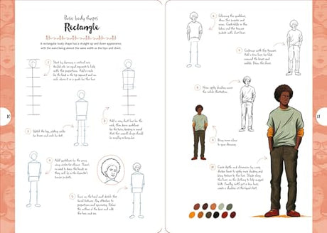 10 Step Drawing Figures: Draw over 50 Poses in 10 Easy Steps - Retail Maharaj