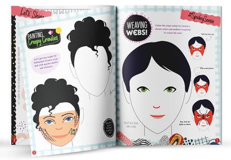 Stick and Style - Fabulous Face Art (Sticker Activity Book) - Retail Maharaj