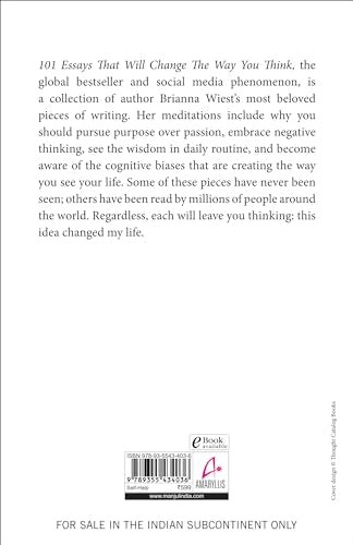 101 Essays That Will Change The Way You Think (English) - Retail Maharaj