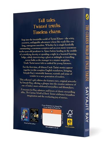 The Curious World of Uncle Tarini: All 15 stories of Satyajit Ray’s iconic creation now in English | Mystery, Adventure, Horror stories | Featuring original illustrations | | Ages 10+ - Retail Maharaj