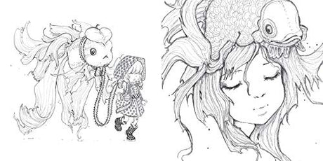 Pop Manga Mermaids and Other Sea Creatures: A Coloring Book - Retail Maharaj