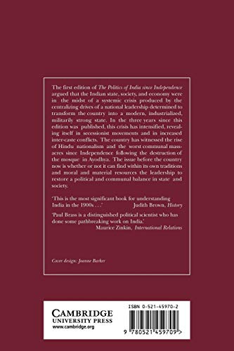The Politics of India Since Independence - Retail Maharaj