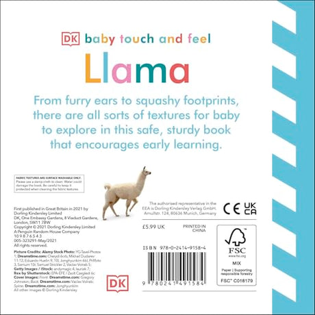 Baby Touch and Feel Llama - Retail Maharaj