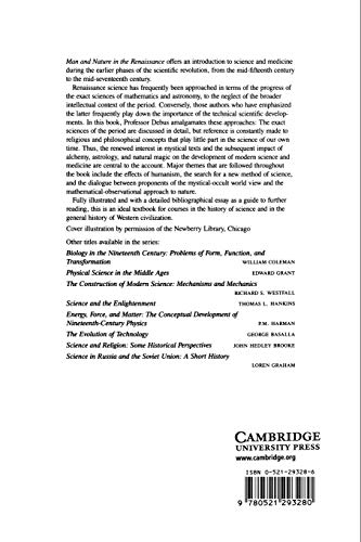 Man and Nature in the Renaissance (Cambridge History of Science) - Retail Maharaj