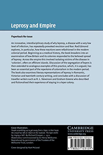Leprosy and Empire: A Medical and Cultural History: 8 (Cambridge Social and Cultural Histories) - Retail Maharaj