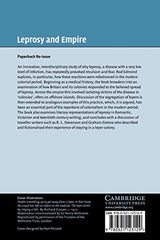 Leprosy and Empire: A Medical and Cultural History: 8 (Cambridge Social and Cultural Histories) - Retail Maharaj