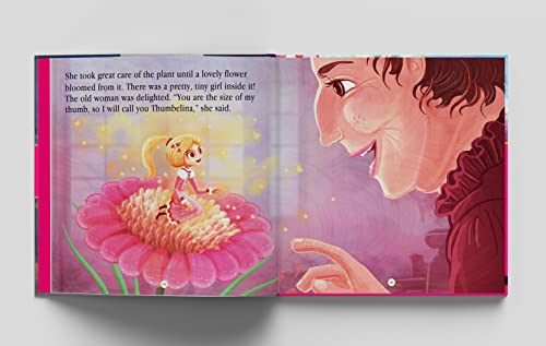 Princess Fairy Tales: Ten Traditional Fairy Tales For Children (Abridged and Retold With Large Font For Easy Reading) 8 Inches X 8 Inches - Hardback - Retail Maharaj