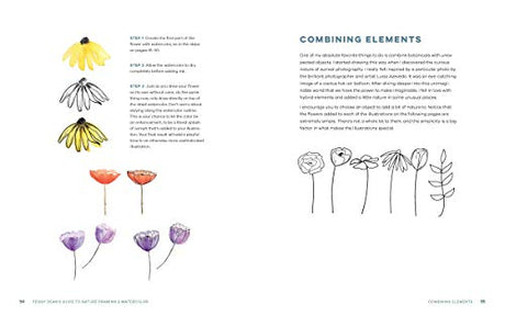 Peggy Dean's Guide to Nature Drawing and Watercolor: Learn to Sketch, Ink, and Paint Flowers, Plants, Trees, and Animals - Retail Maharaj
