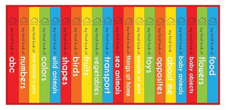 My First Learning Library: Boxset of 20 Board Books for Kids | Includes ABC, Numbers, Shapes, Colors, Wild & Baby Animals, Fruits, Vegetables, Transport, Toys, Opposites, Flowers, Sea Animals, People at Work, Food, About Me & More | Early Learning for Bab - Retail Maharaj
