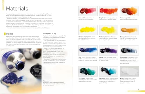 Watercolour for the Absolute Beginner: New Techniques, Projects and Inspiration With Full-Size Outlines - Retail Maharaj
