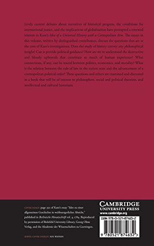 Kant's Idea for a Universal History with a Cosmopolitan Aim: A Critical Guide (Cambridge Critical Guides) - Retail Maharaj