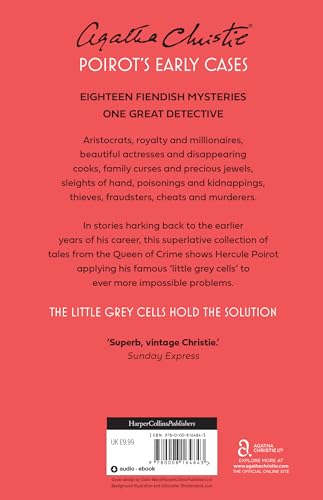 Poirot’s Early Cases: A Classic Mystery Masterpiece of Murder and Deception (Poirot) - Retail Maharaj