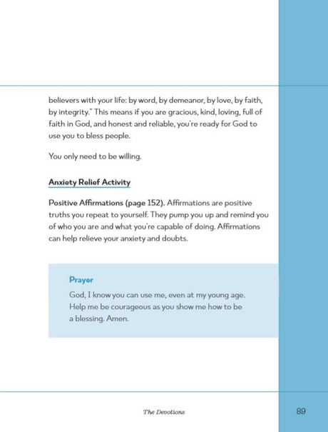 Rising Above: Teen Devotional for Girls: Prayers and Activities to Help Manage Anxiety - Retail Maharaj
