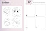 Draw Manga Faces, Heads and Hairstyles: The Workbook - Retail Maharaj