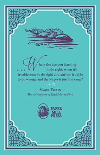 The Adventures of Huckleberry Finn Mark Twain Classic (Essential Reading, Adventure, Huck Finn, Required Literature), Ribbon Page Marker, Perfect for Gifting - Retail Maharaj