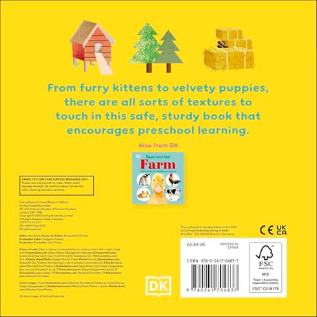 Touch and Feel Baby Animals: With Tactiles for Toddlers to Explore - Retail Maharaj