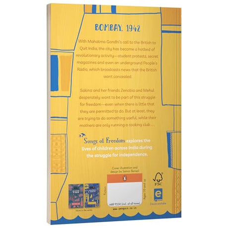 The Chowpatty Cooking Club (Songs of Freedom Series): A Tale of the Quit India Movement in Bombay | Middle Grade Historical Fiction | Ages 10+ - Retail Maharaj