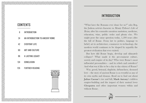 The Little Book of Ancient Rome: A Pocket Guide to an Epic Civilization, Including Key Events, People, Trivia and More - Retail Maharaj
