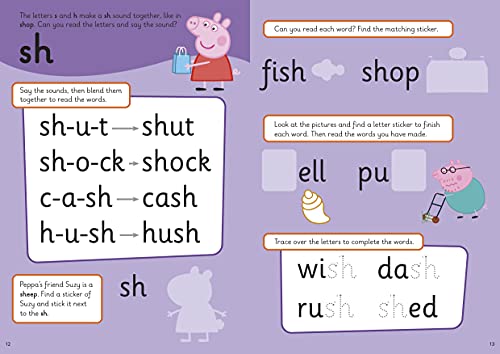 Peppa Pig: Practise with Peppa: Super Phonics: Sticker Book - Retail Maharaj
