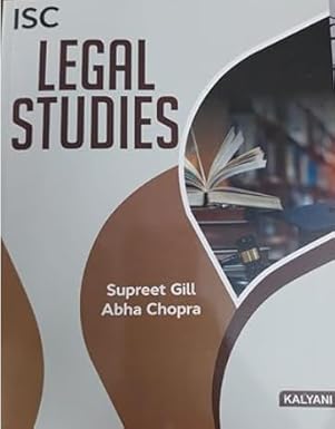Kalyani ISC Legal Studies for Class 11 For 2027 Examinations