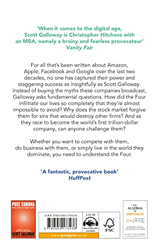 The Four: The Hidden DNA of Amazon, Apple, Facebook and Google - Retail Maharaj
