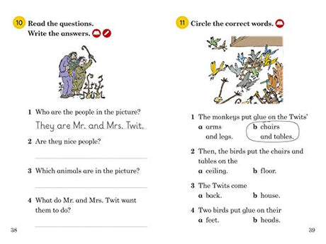 Ladybird Readers Level 1 - Roald Dahl - The Twits (ELT Graded Reader) - Retail Maharaj