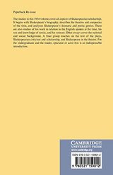 Companion to Shakespeare Studies - Retail Maharaj
