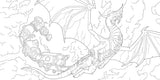Dragons of the Realms: An Official Dungeons & Dragons Coloring Book - Retail Maharaj