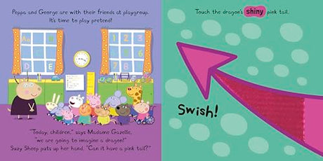 Peppa Pig: Peppa and the Dragon: A Touch-and-Feel Playbook - Retail Maharaj