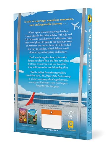 The Magic of the Lost Earrings: A New Nooni Adventure by Sudha Murty | A Story of History, Family Bonds and Hidden Treasures | Ages 9+ - Retail Maharaj