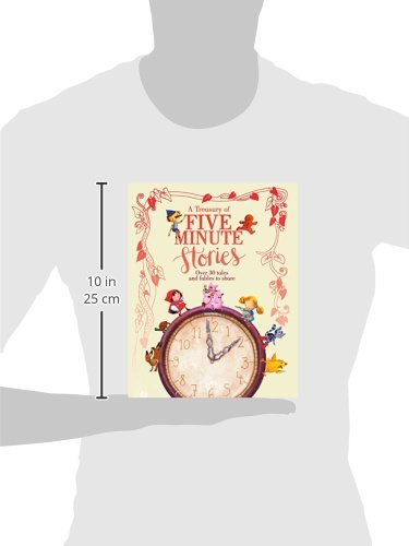 A Treasury of Five Minute Stories | Collection of Fables and Well-Loved Fairy Tales Stories | For 8 to 10 Year Old - Retail Maharaj