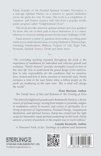 Patriji Answers Timeless Spiritual Wisdom From A Grand Meditation Master - Retail Maharaj