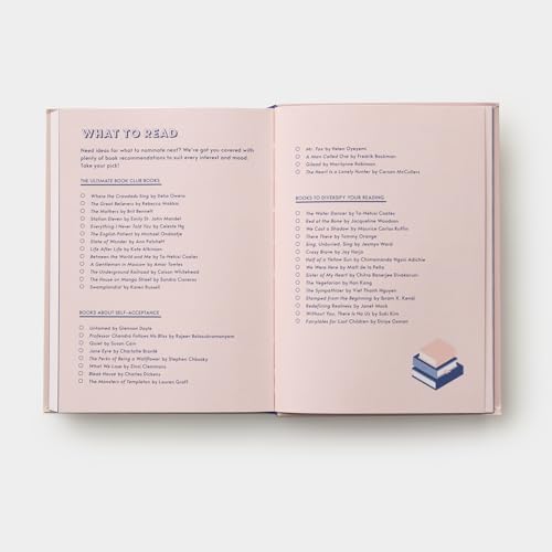 Book Club: A Journal: Prepare for, Keep Track of, and Remember Your Reading Discussions with 200 Book Recommendations and Meeting Activities - Retail Maharaj